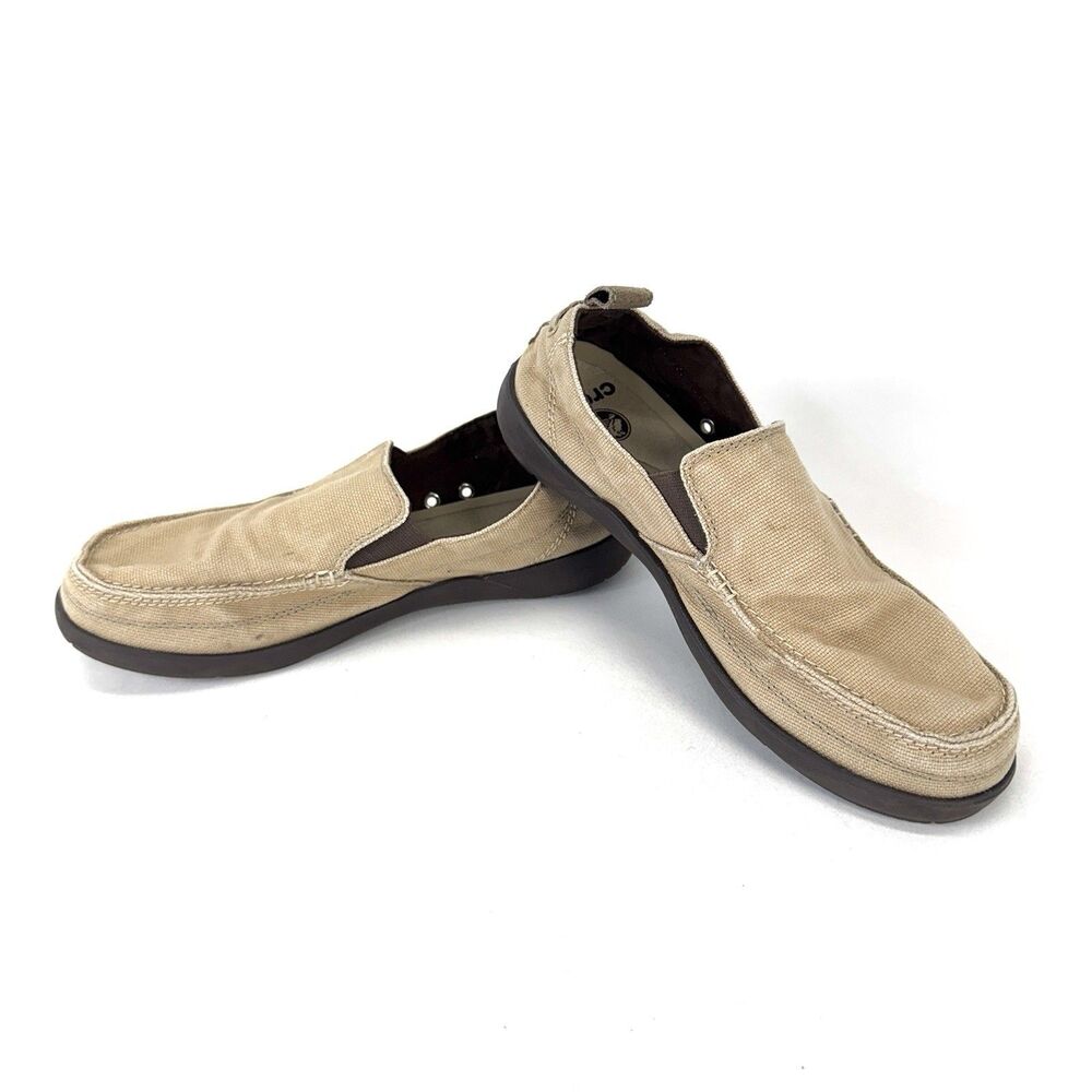 CROCS Beige Slip-On Loafers